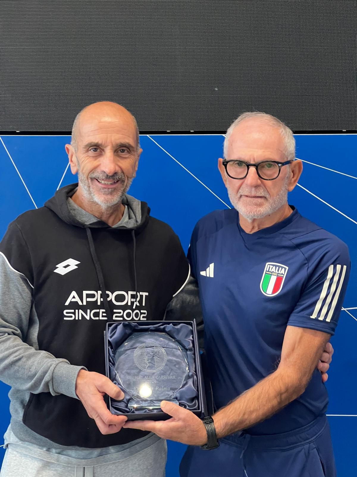 Consegnato il premio APPORT alla carriera a MR. Enzo Di Palma