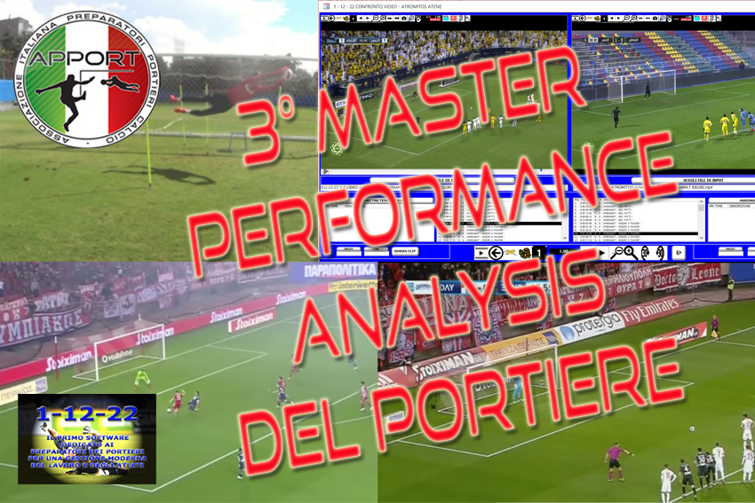 3° Master di Performance Analysis del portiere - online